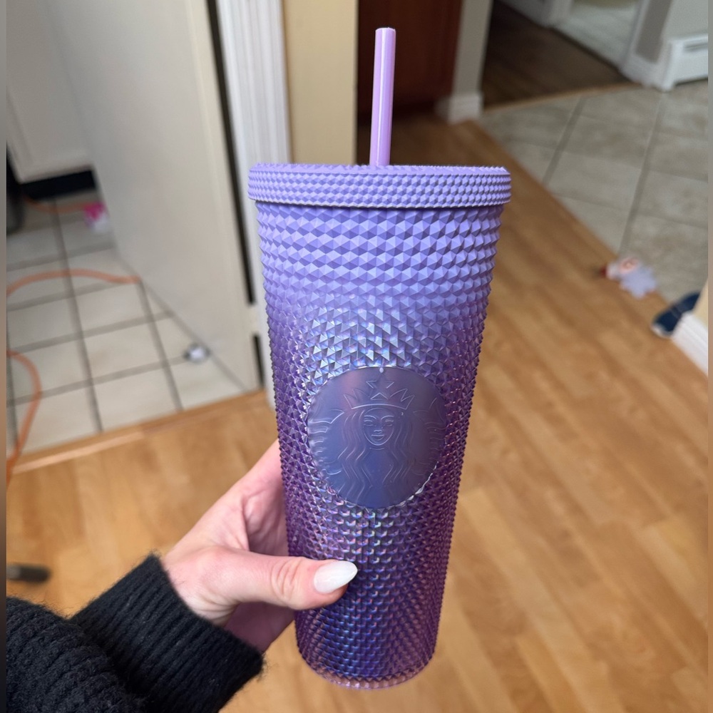 Purple studded starbucks tumbler brand new
